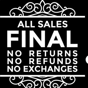 🖤ALL SALES ARE FINAL: No return No exchange🖤